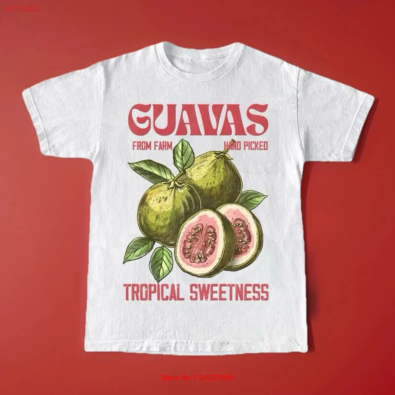 Commercial Printing Labels - Camiseta Retro Comercial Guavas Nueva S-5XL