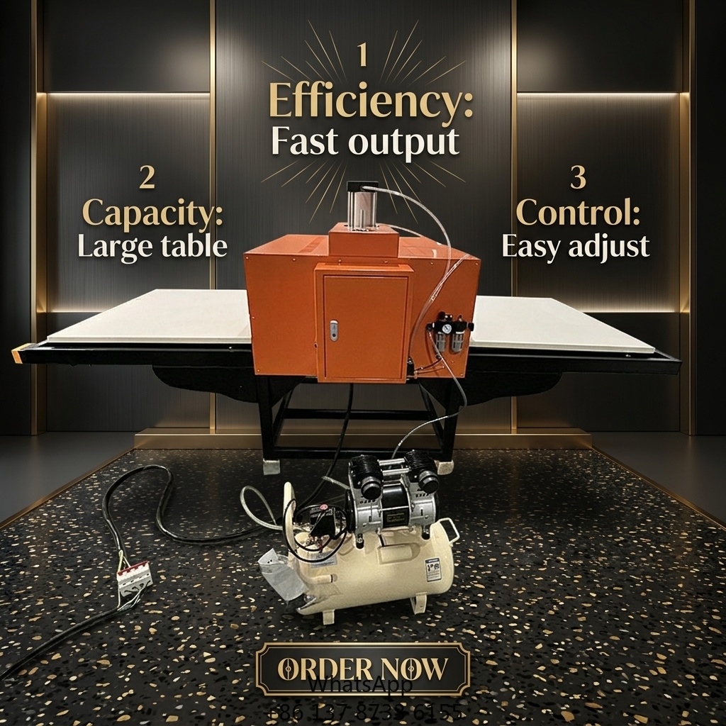 Commercial Printing Machine For Shirts - Máquina de prensa de calor neumática