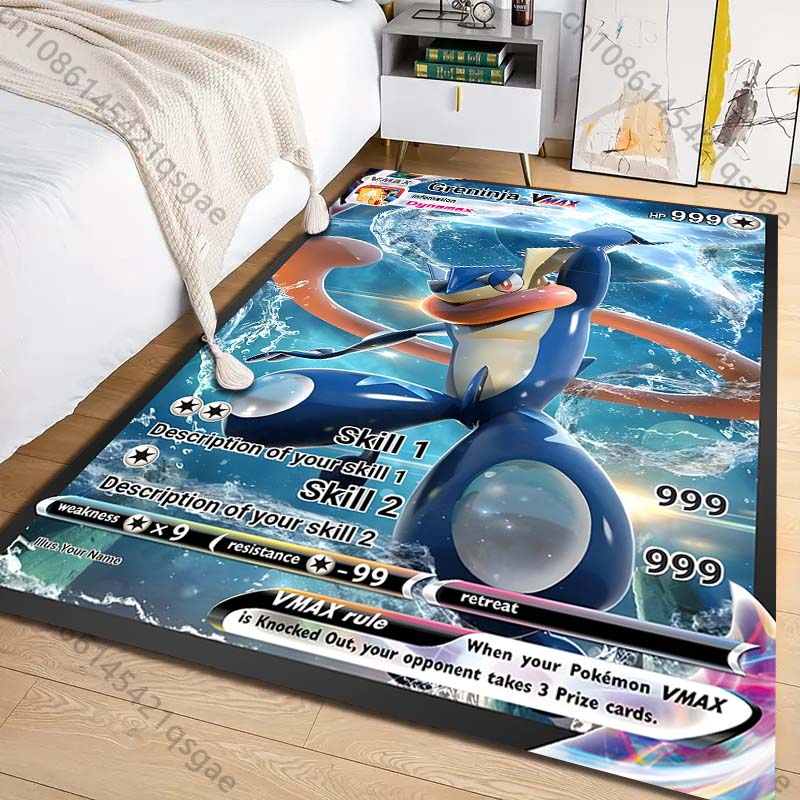 Commercial Printing & Packaging Pvt Ltd - Alfombra con estampado de tarjetas Pokémon