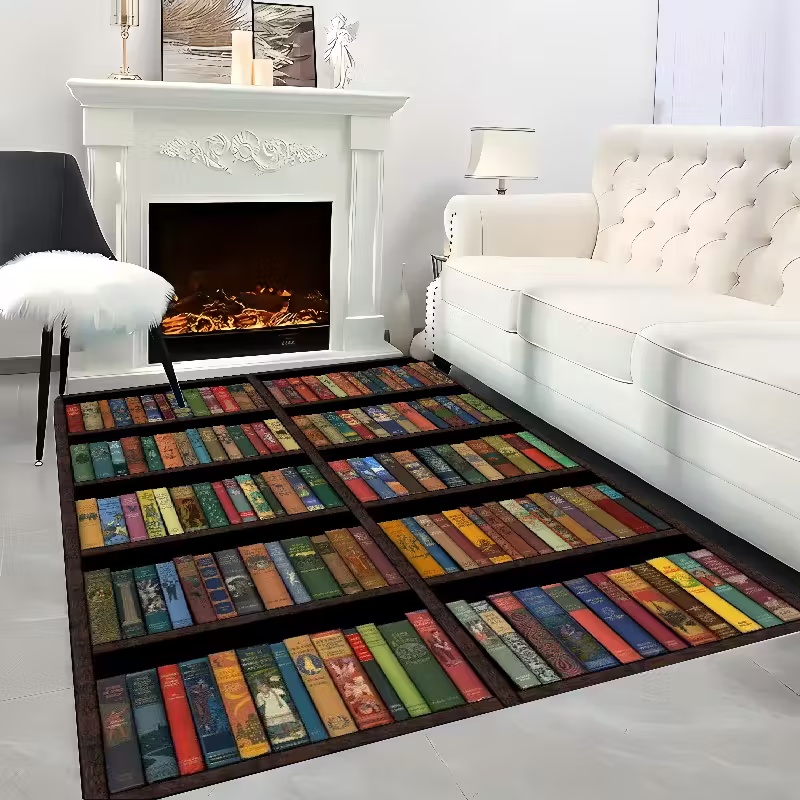 Commercial Book Printing Machines - Alfombra de área de estantería para