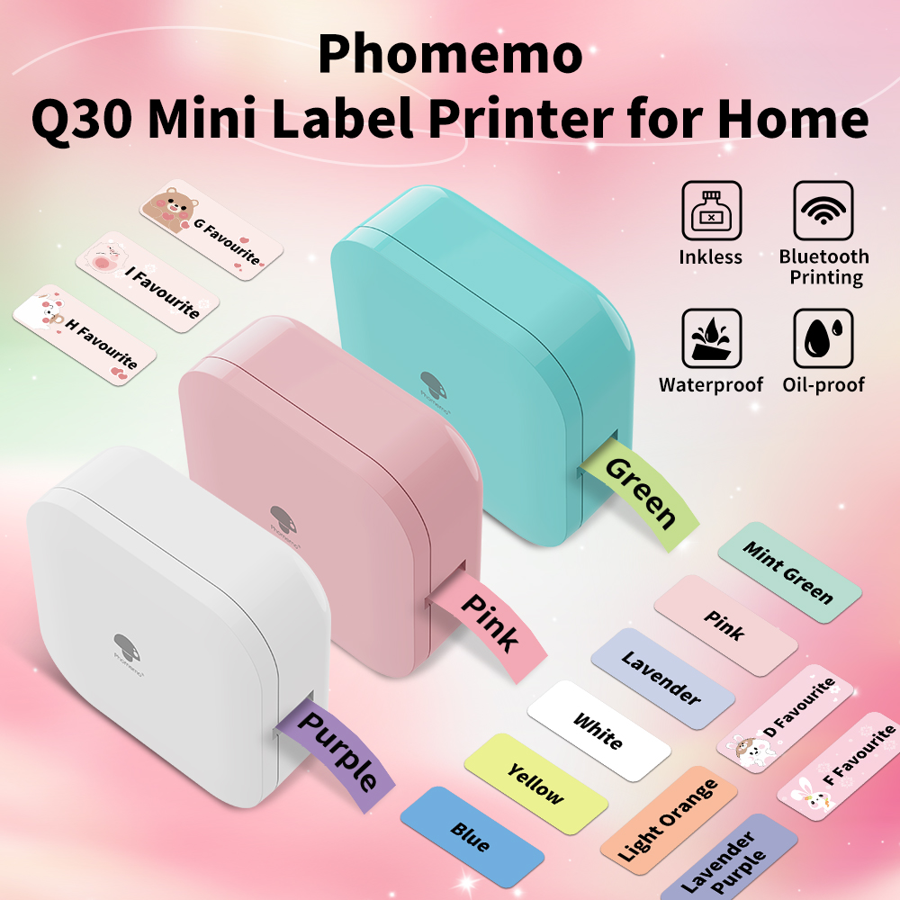 Commercial Printing Labels - Impresora de etiquetas térmica inalámbrica Phomemo