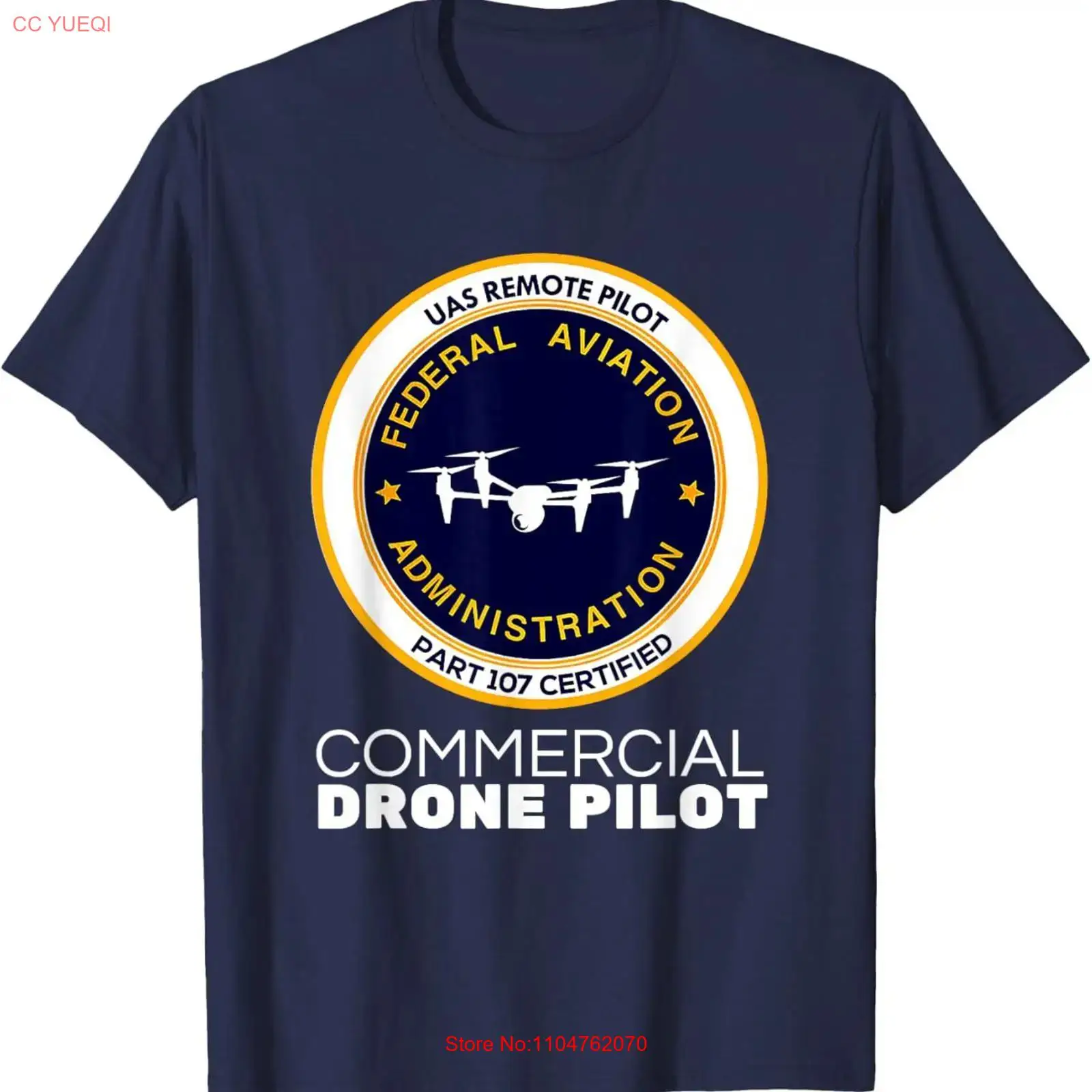 Commercial Printing & Packaging Pvt Ltd - Camiseta FAA para piloto de drones