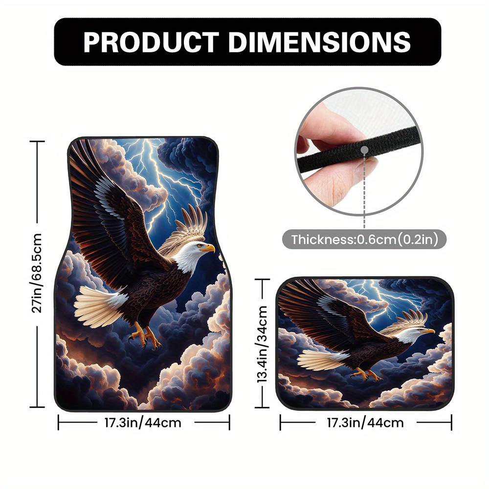 Alfombrillas con patrón Eagle  - Commercial Printing & Packaging Pvt Ltd reseña y precio