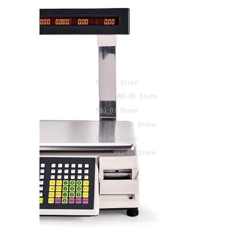 Báscula Electrónica con Impres - Commercial Printing Labels reseña y precio