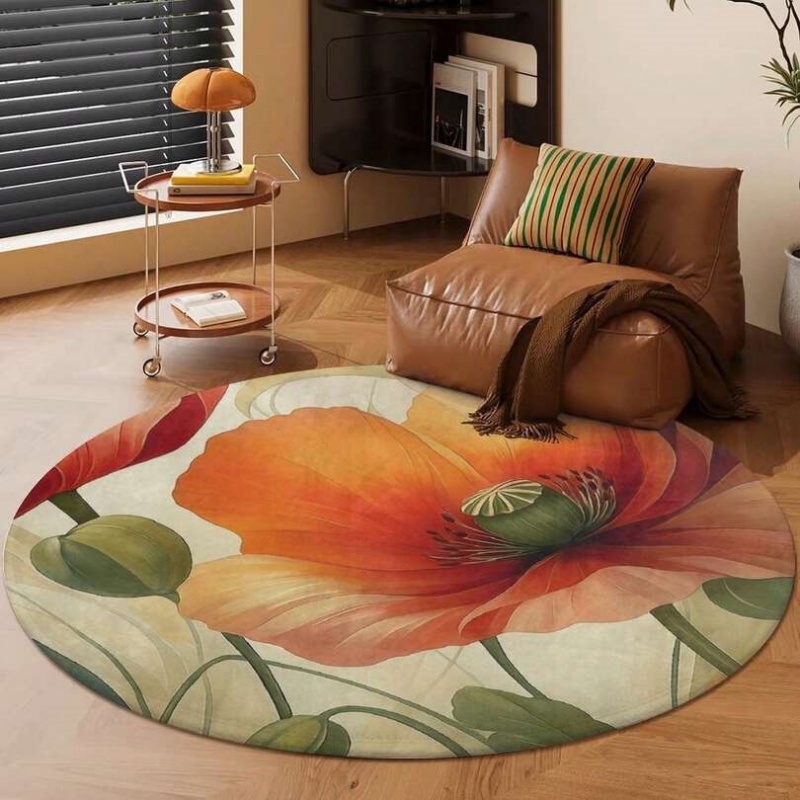 Alfombra redonda con estampado - Commercial Book Printing Machines reseña y precio