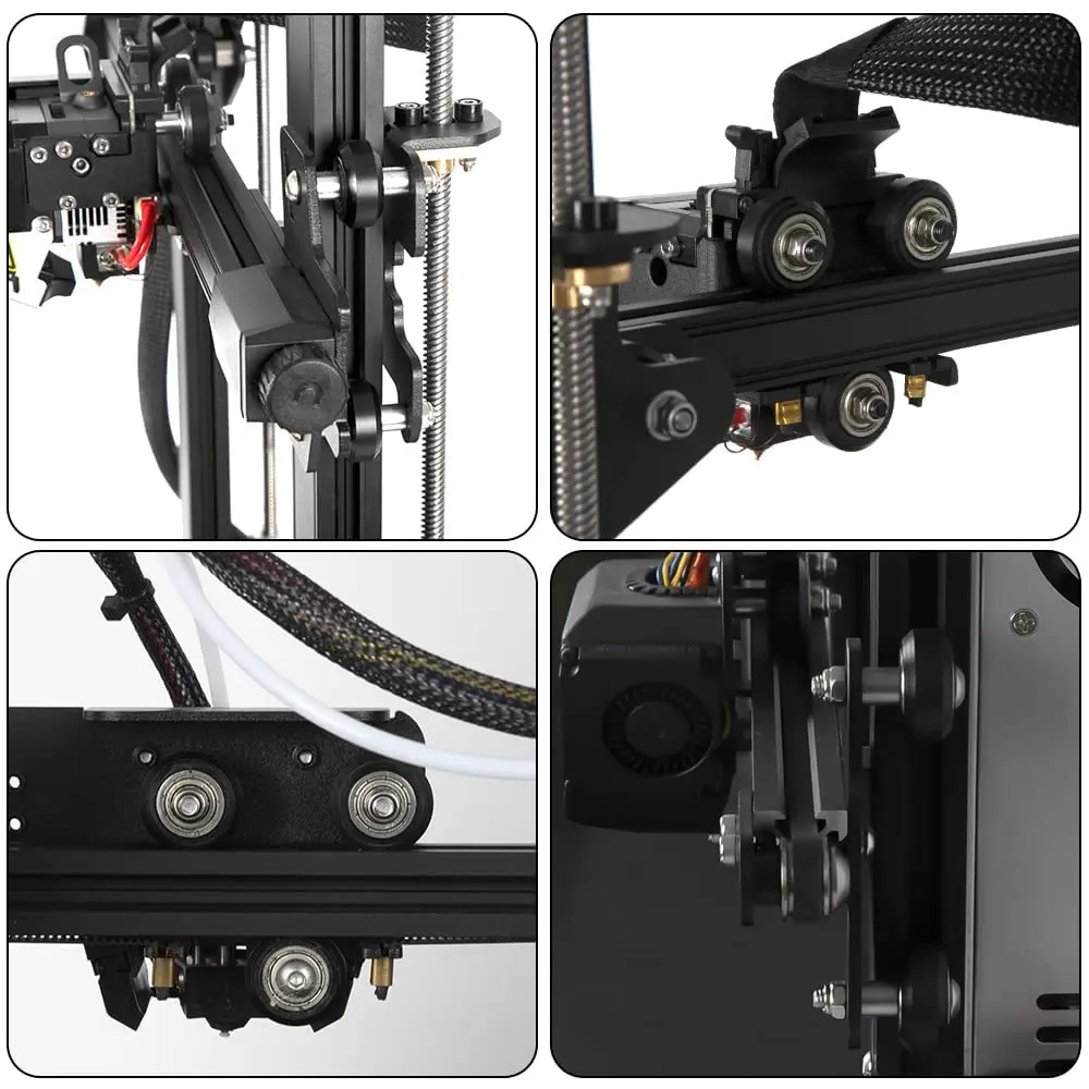 Creality-polea de plástico par - Creality Printer Ender 3 reseña y precio