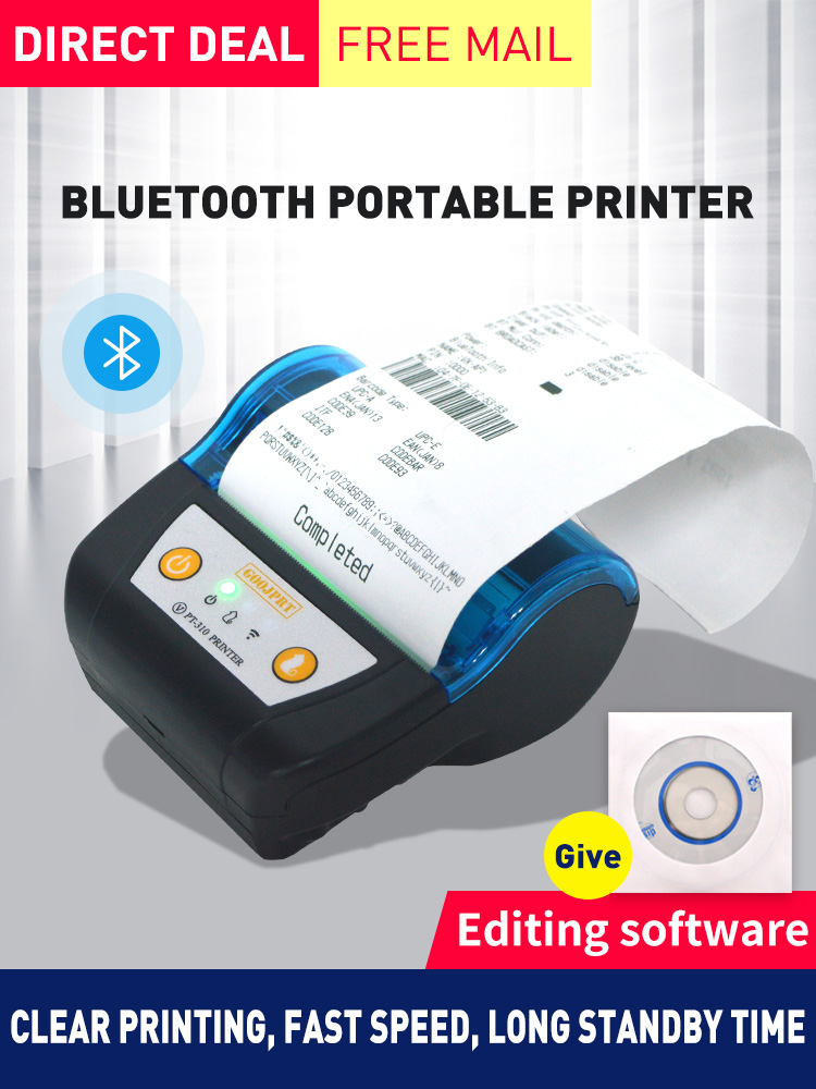 Mini impresora portátil térmic - Commercial Book Printing Machines reseña y precio