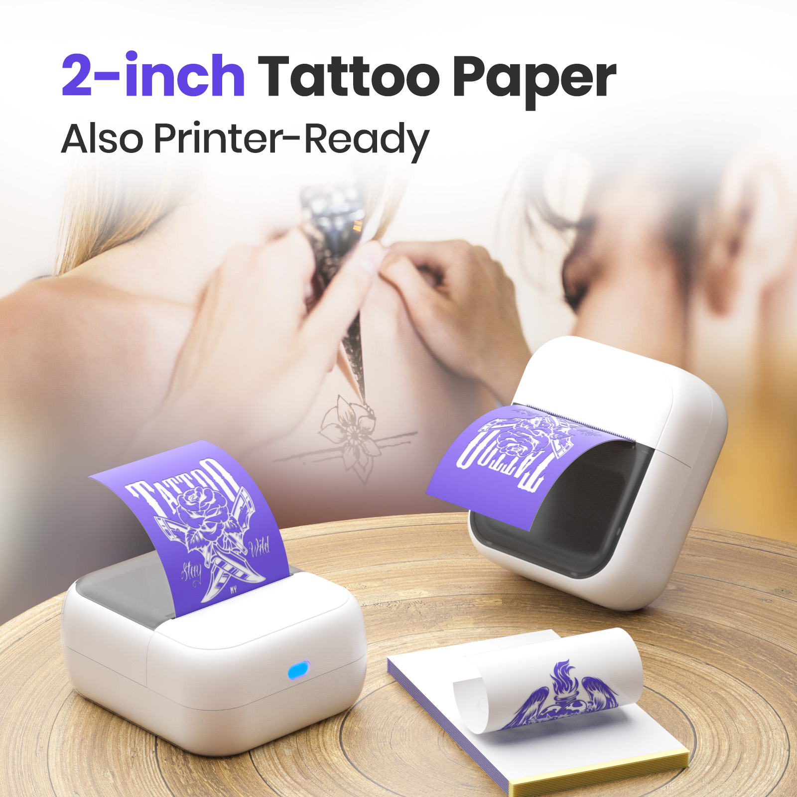 Mini impresora de tatuajes ina - Commercial Book Printing Machines reseña y precio