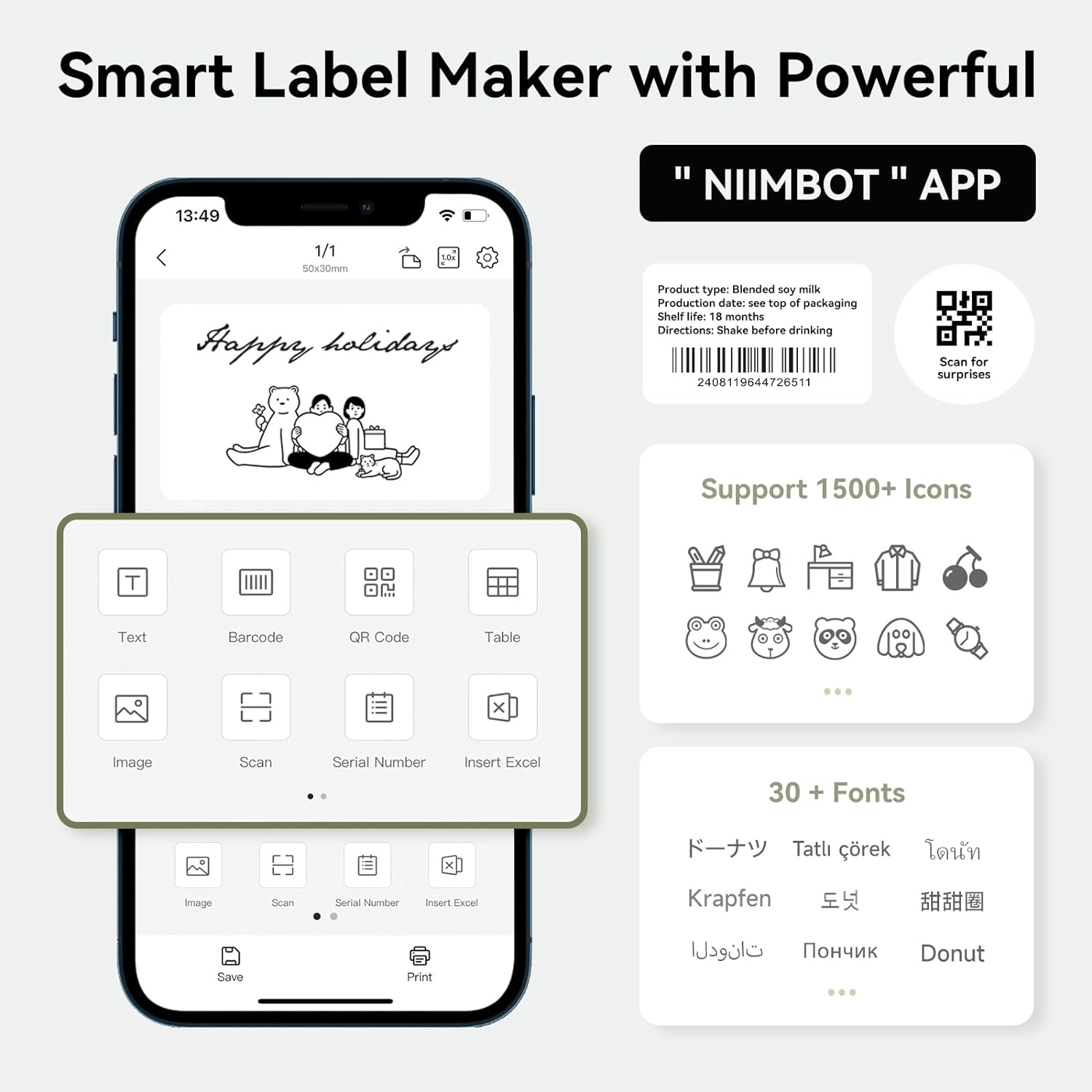 Niimbot B1 impresora térmica B - Commercial Printing Labels reseña y precio