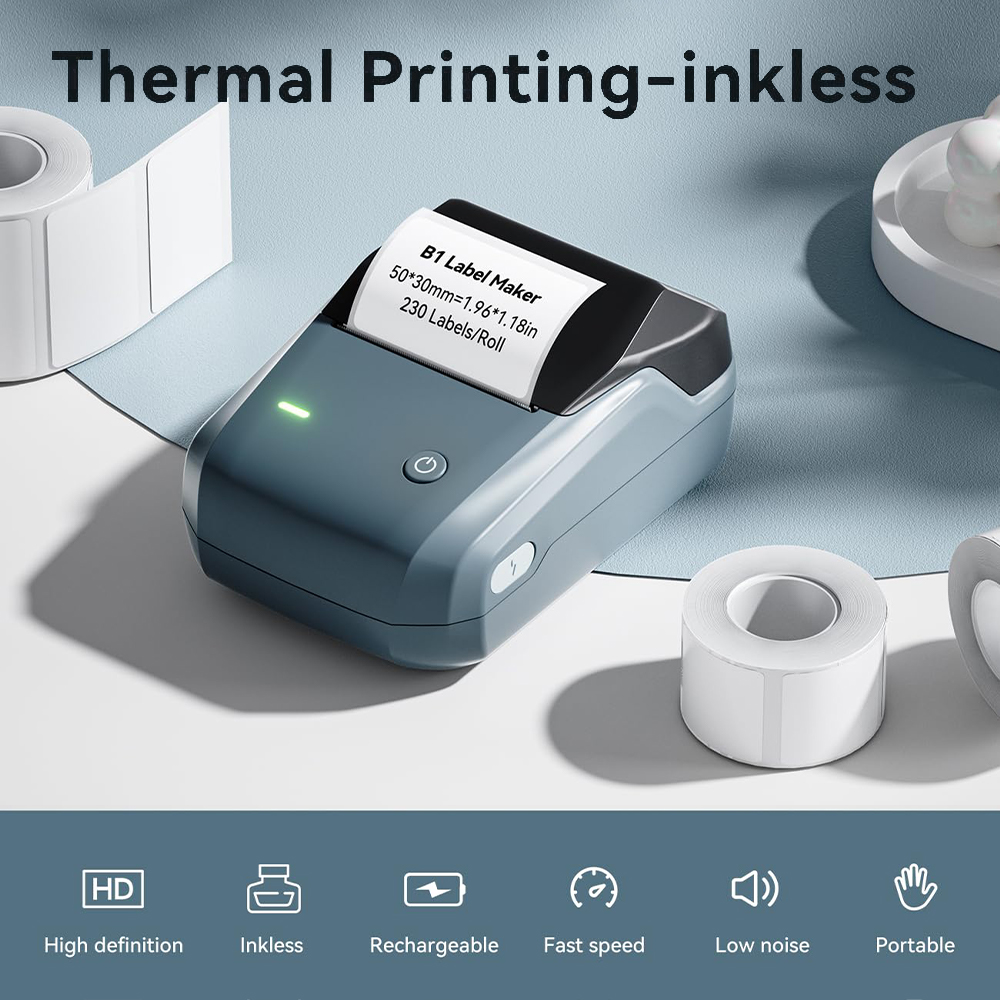 Impresora térmica portátil NII - Commercial Printing Labels reseña y precio