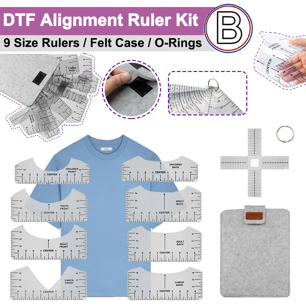 Kit de regla de alineación DTF - Pretreatment Machine Dtg reseña y precio